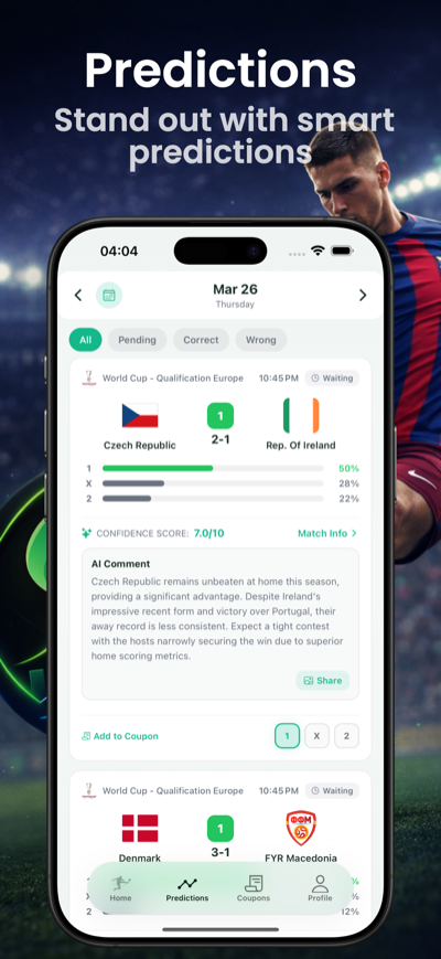 SportCast AI - Match Statistics